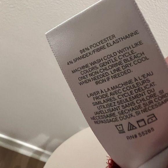 Express Choker Neck Gramercy Tee, orange rust, XXS - Picture 4 of 4